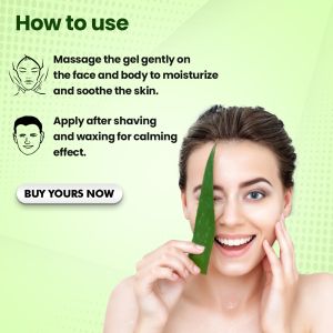TNW Pure Aloe Vera Gold Gel for Soothing and Hydrating Skin