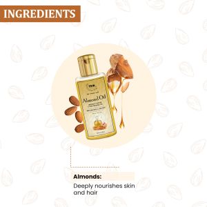 TNW Organic Virgin Cold Pressed Almond Oil