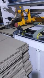 Carton Flap Pasting Folder Gluer Machine