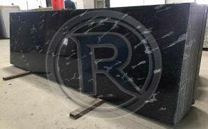 Fish Black Granite Slab