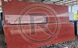 Polished Chima Red Granite Slab