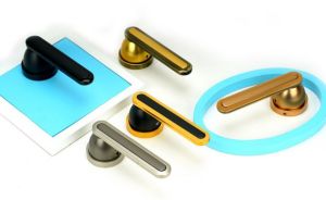 Round Zinc Mortise Door Handle