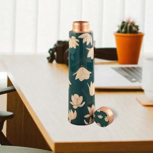 1 Litre Meenakari Copper Water Bottle