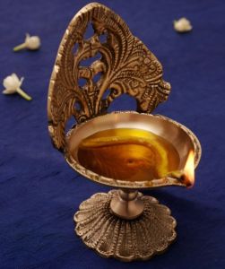Antique Brass Diya