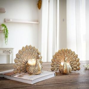 Peacock Candle Holder