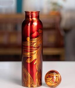 950ml Designer Copper Water Bottle