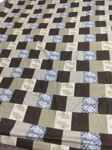 glaced cotton flat nd fitted double bedsheets