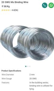 20 SWG MS Binding Wire
