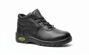 High Ankle Lather Safety Shoes B495