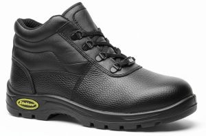 High Ankle Lather Safety Shoes B495