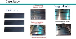Valgro Dry Grinding Hard Temper Strip Machine