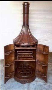 Chimney Style Multi Rack Wine Cabinet