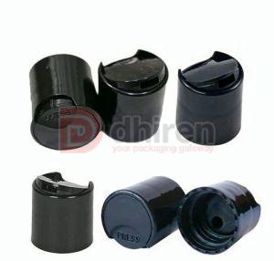 Black Plastic Press Top Cap