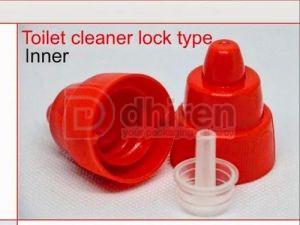 Plastic Toilet Cleaner Bottle Lock Cap