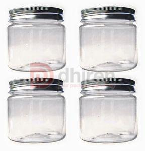 Transparent Round Glass Jar