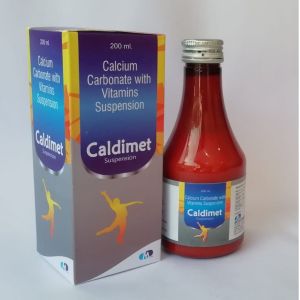 Caldimet Calcium Carbonate Vitamin D3 Suspension