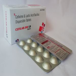 Cefixime Lactic Acid Bacillus Dispersible Tablets