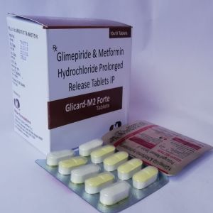 Glimepiride And Metformin Hydrochloride Prolonged Release Tablets