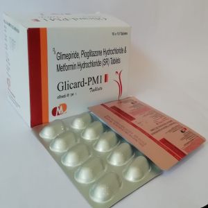 Glimepiride Pioglitazone + Metformin Hydrochloride(ER) Tablets