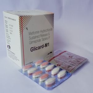 Metformin Hydrochloride Sustained Release And Glimepiride Tablets