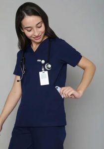 Ladies V Neck Scrub Suit