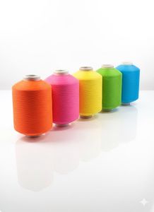 Polyester Airtex Dhupion Dyed Yarn