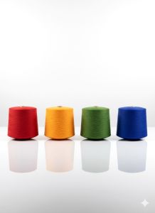 Dyed Polyester Spun Yarn