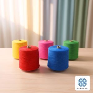 Dyed Polyester Spun Yarn