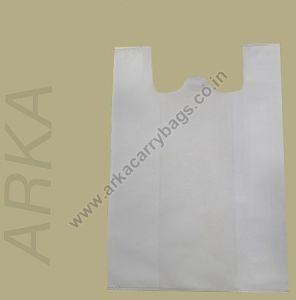W Cut Plain Non Woven Bags