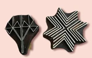 Unique Handcrafted Wooden Printing Block