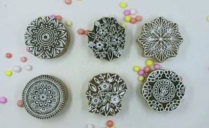 Black Wooden Handmade Printing Block