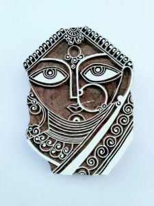 Dulhan Face Wooden Printing Block