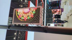 Electric 55 Inch Pole Kiosk
