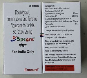 Spegra Dolutegravir Emtricitabine Tenofovir Alfenamide Tablet