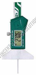 Insize Mini Digital Depth Gage With Round Bar