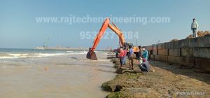 Precast Square Block Jetty Service