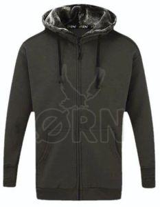 Crane Fur Lined Hoodies Sweatshirt
