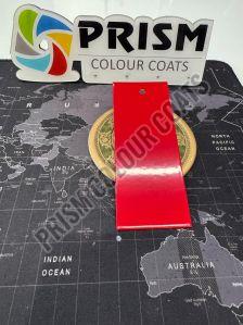 P O Red Glossy Pure Polyester Powder Coating Paint