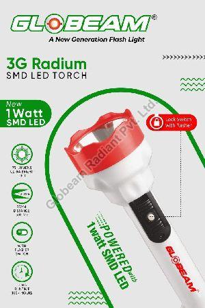 Globeam 3G Radium Long Beam Distance LED Torch