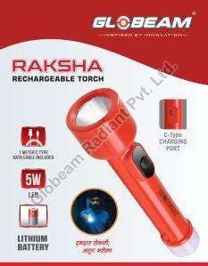 Globeam Raksha Rechargeable Lithium Torch
