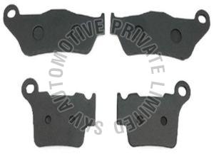 2 Wheeler Brake Pad Back Plate
