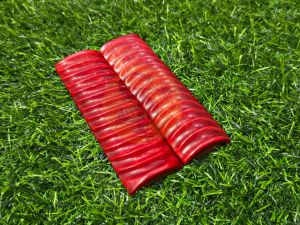 Dyed Red Impala Jigged Scales