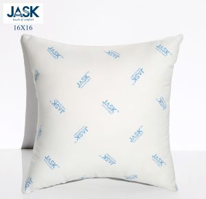 White Microfiber Cushion16X16 Inch