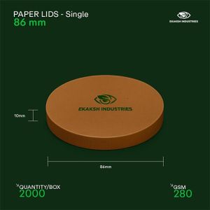 86mm Single Layer Paper Lid