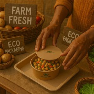 115mm Single Layer Paper Bowl Lid