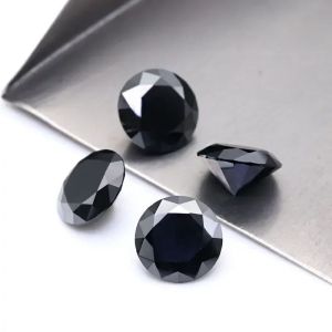 Black Moissanite Stone