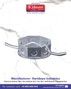 Hexagonal Ceiling GI Fan Box