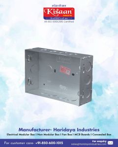 Rectangular Galvanized Iron 20 Gauge Modular Box