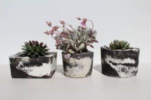 Stone Flower Vases