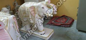 Elephant Marble Statues